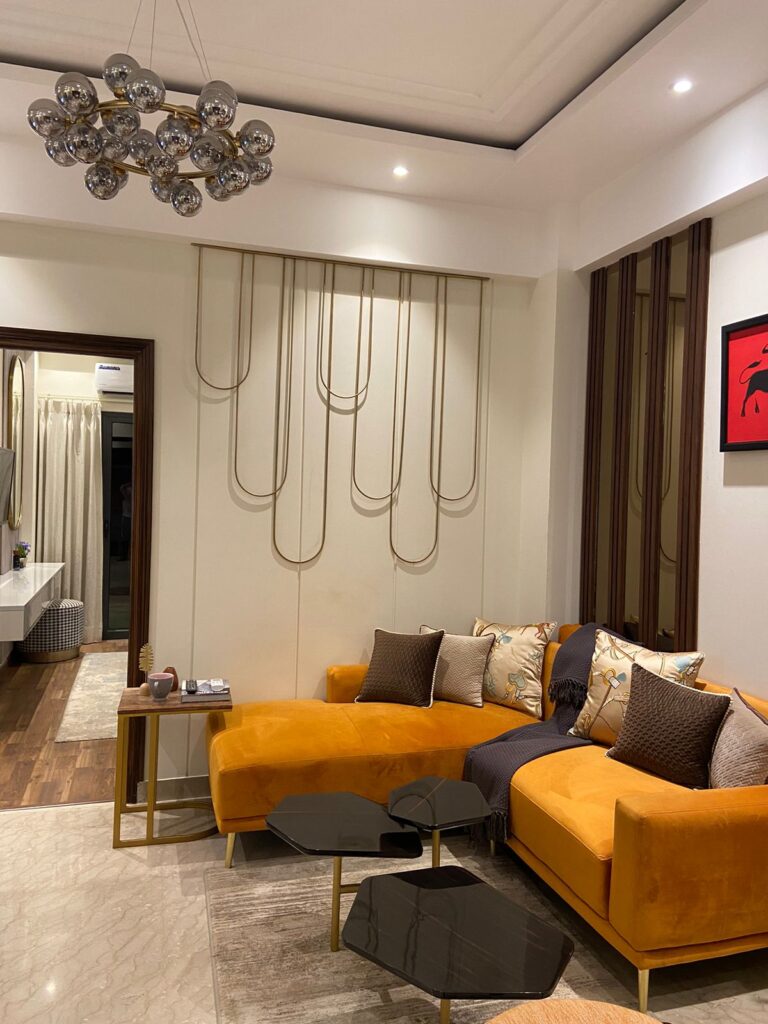 best interior designer in gurgaon designed a living area design