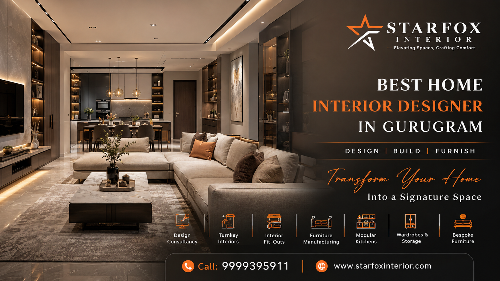 Star Fox Interior is Best Interior Designer in Gurgaon